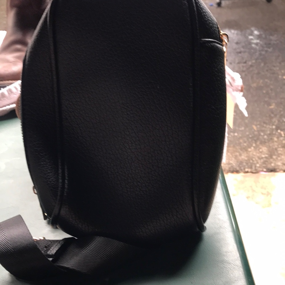 Black Leather Crossbody Bag